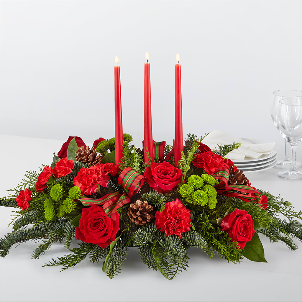 By the Candlelight Centerpiece – MY LADY'S FLORIST, Westland MI