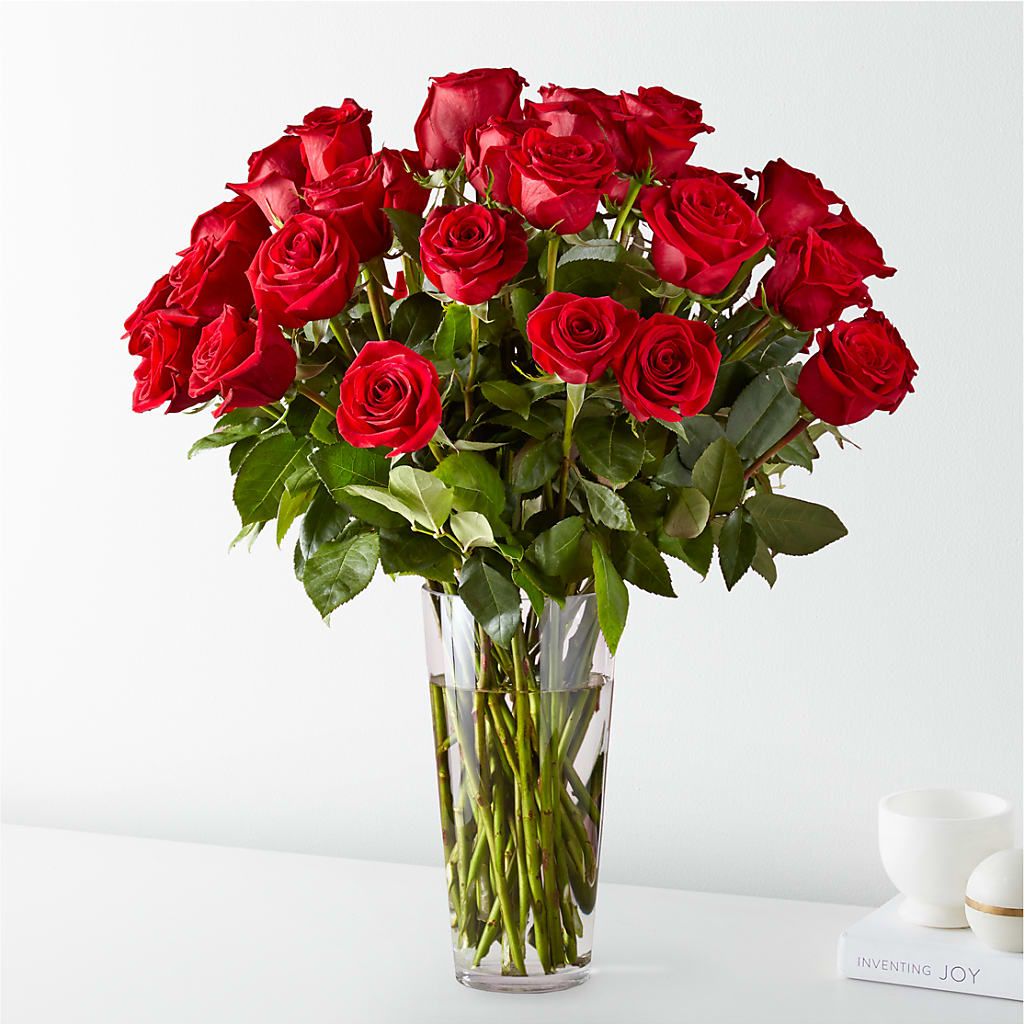 Long Stem Red Rose Bouquet – MY LADY'S FLORIST, Westland MI