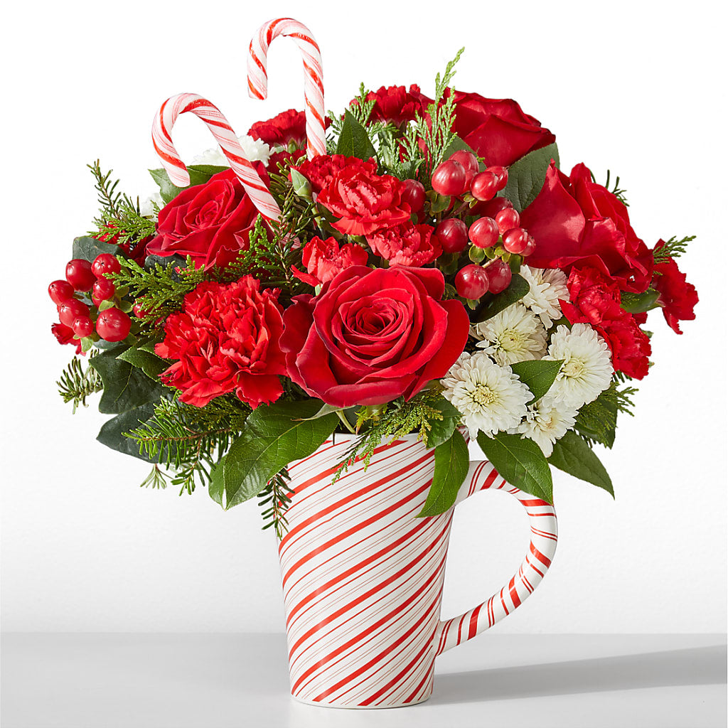 Peppermint Swirl Mug – MY LADY'S FLORIST, Westland MI