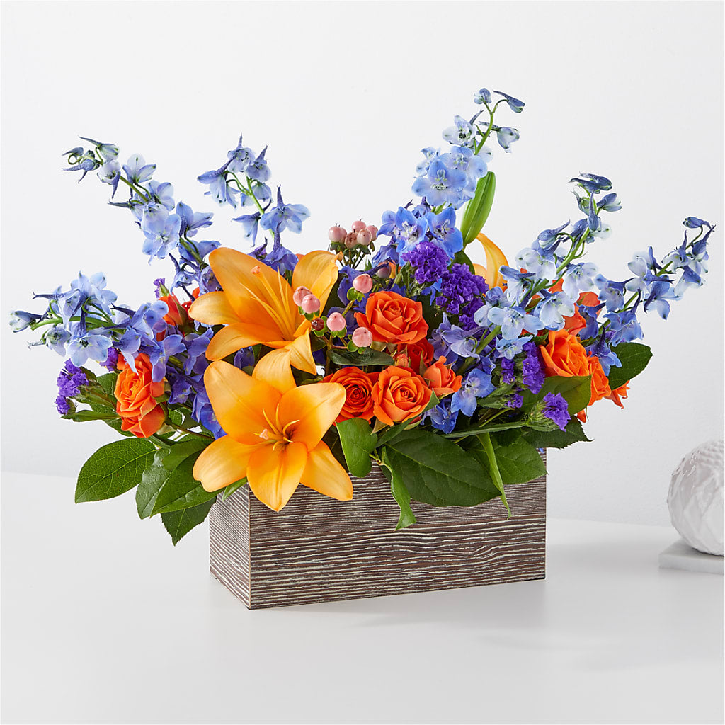 Radiant Citrus Box Bouquet – MY LADY'S FLORIST, Westland MI