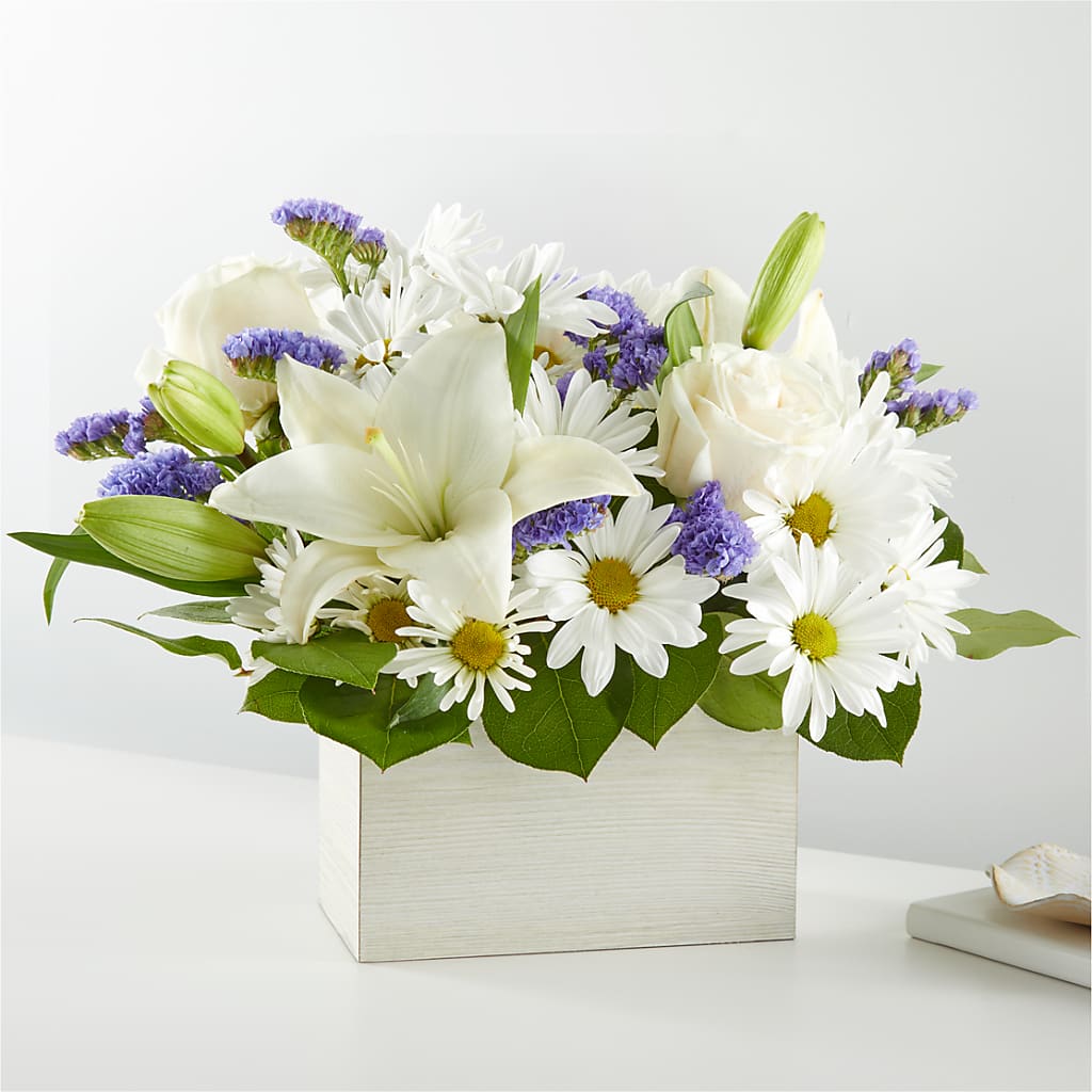 Beyond Blue Box Bouquet – MY LADY'S FLORIST, Westland MI