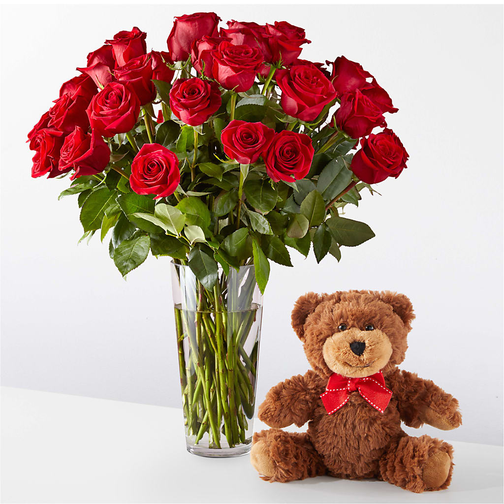 Romantic Long Stem Red Rose Bouquet Bundles – MY LADY'S FLORIST, Westland MI