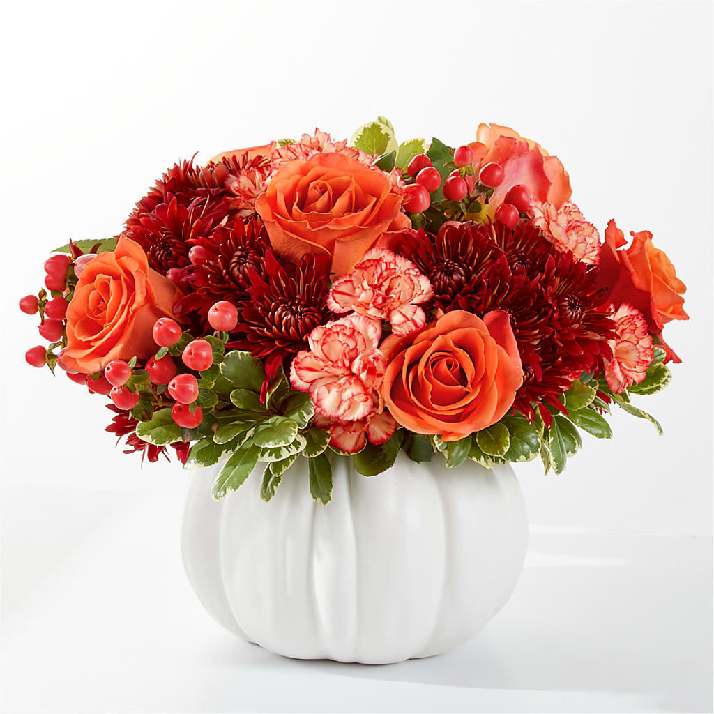 Autumn Air Pumpkin Bouquet – MY LADY'S FLORIST, Westland MI