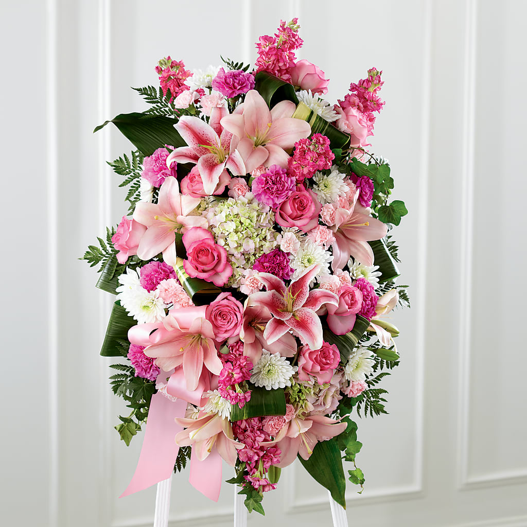 Comforting Standing Spray – MY LADY'S FLORIST, Westland MI