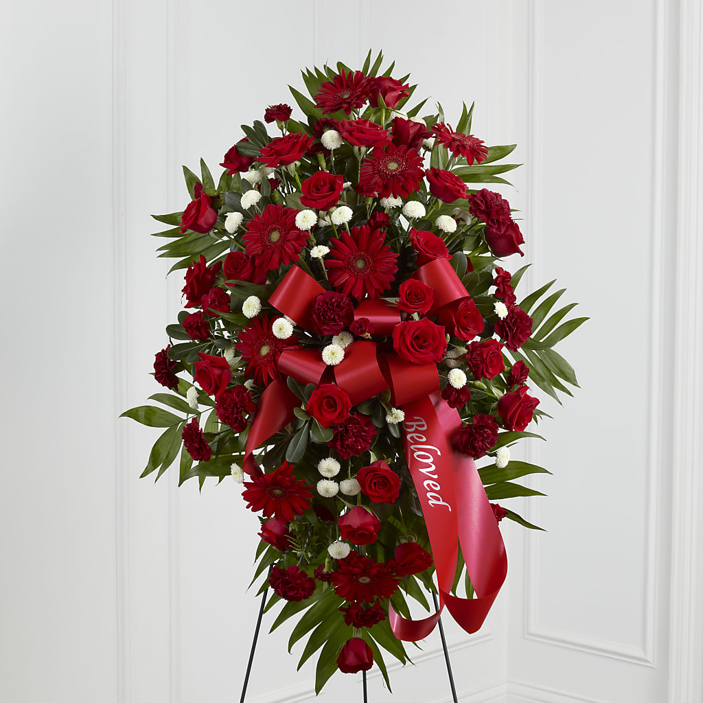 Treasured Memories Standing Spray – MY LADY'S FLORIST, Westland MI