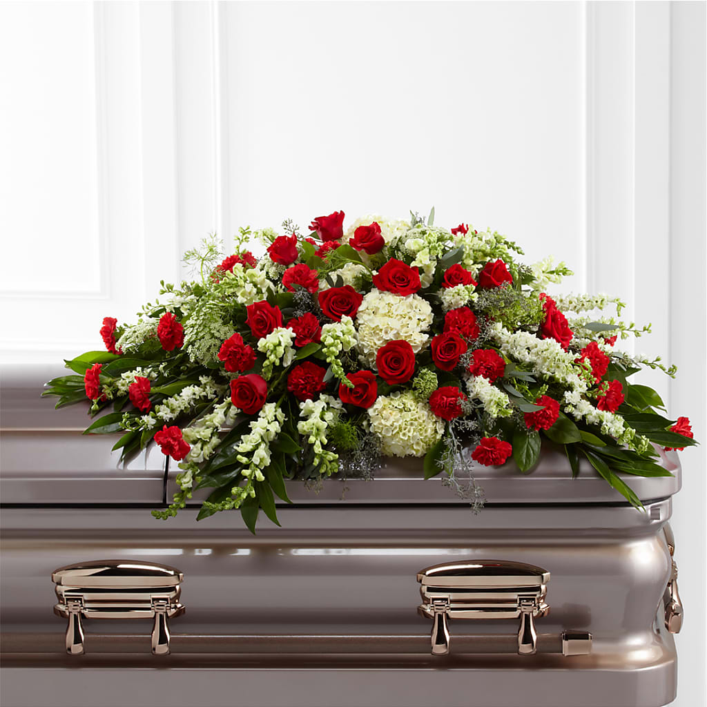 Sincerity Casket Spray – MY LADY'S FLORIST, Westland MI
