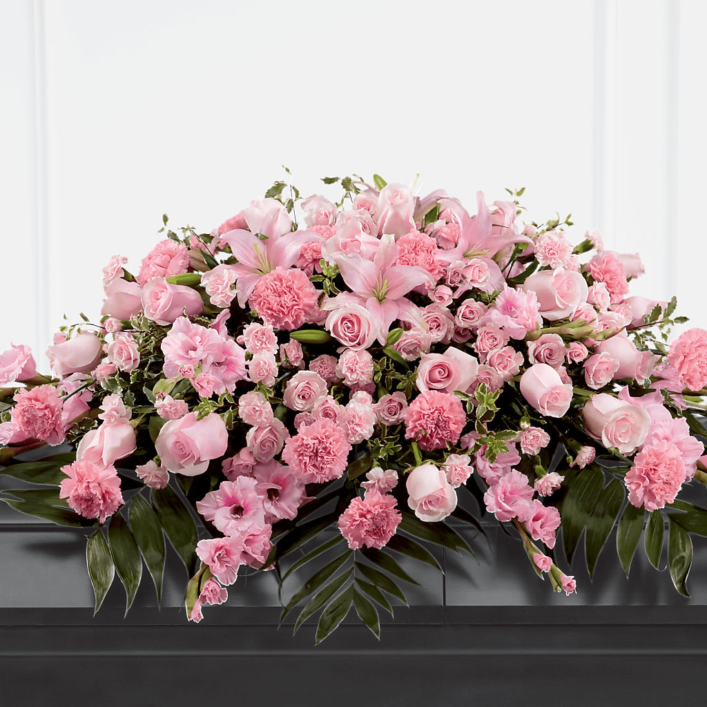 Garden of Comfort Casket Spray (Standard) – MY LADY'S FLORIST, Westland MI