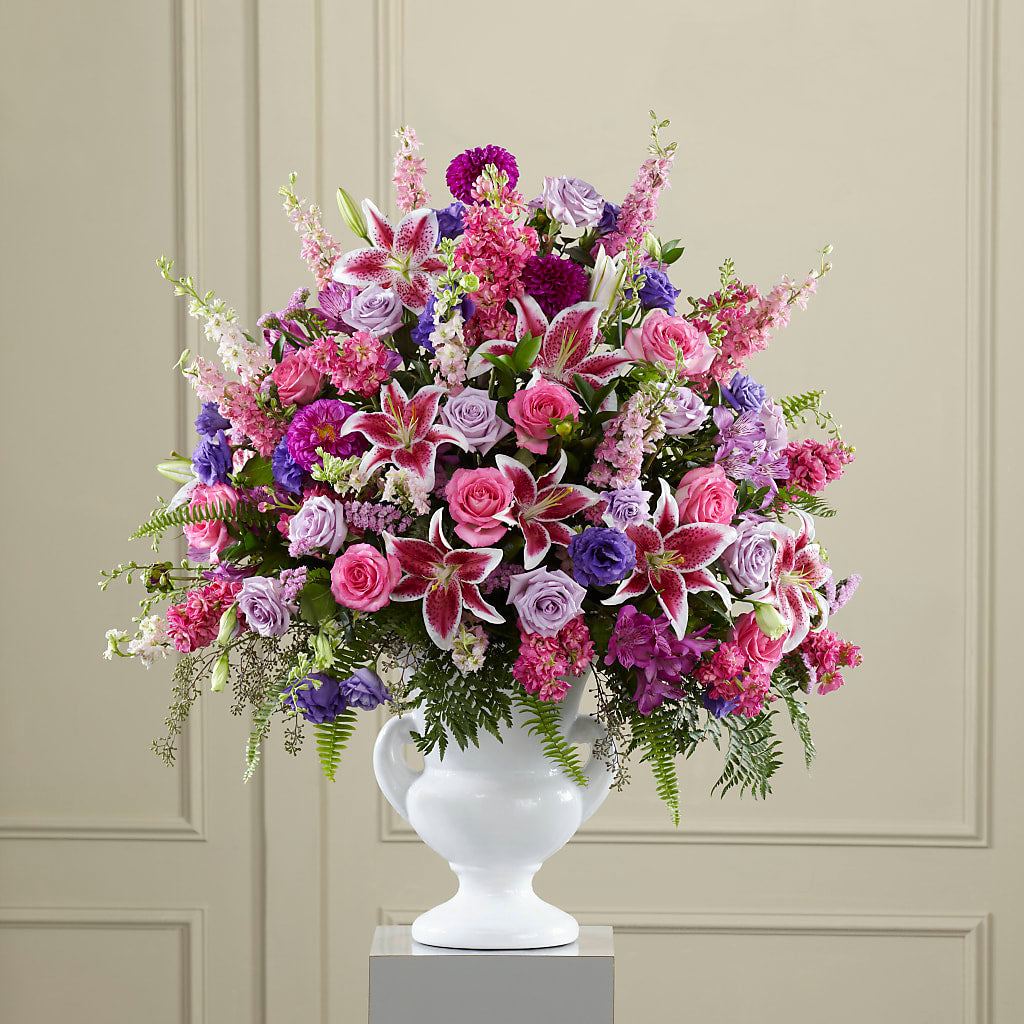 Peaceful Tribute Arrangement – MY LADY'S FLORIST, Westland MI
