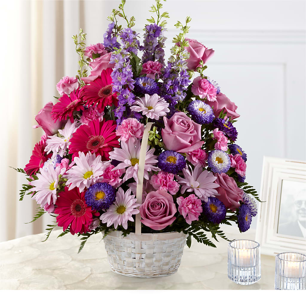 Pastel Peace Basket – MY LADY'S FLORIST, Westland MI