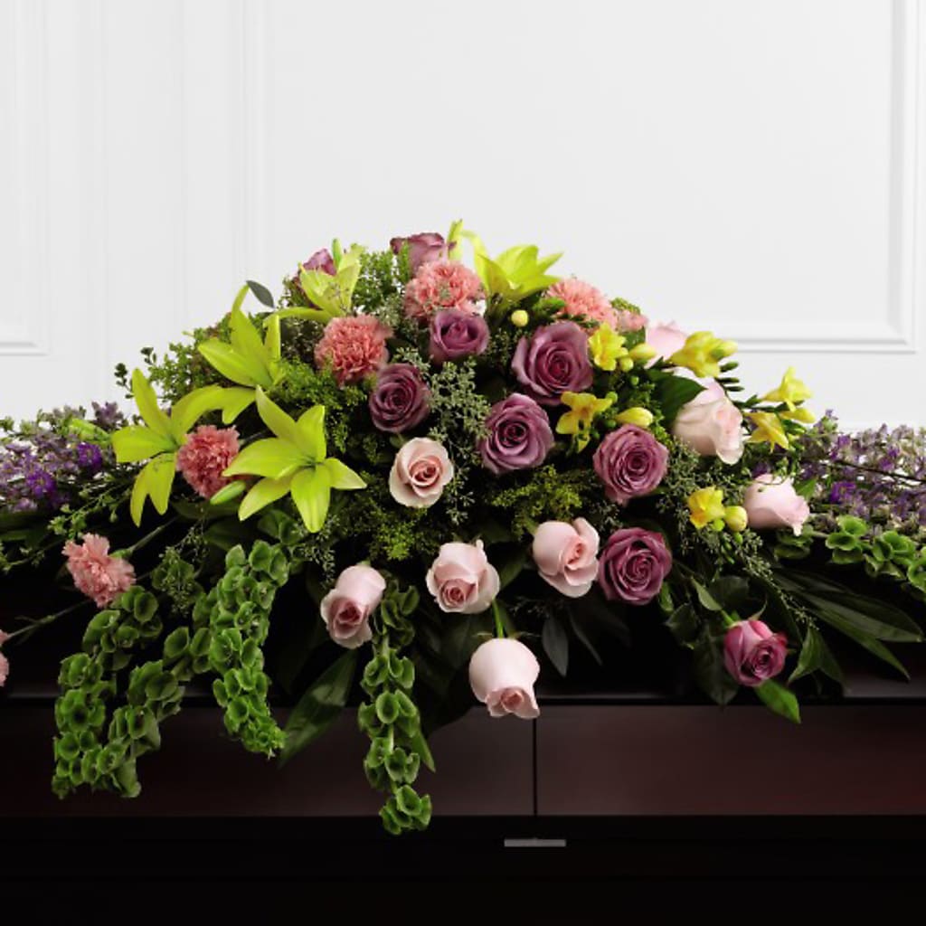 Forever Beloved Casket Spray – MY LADY'S FLORIST, Westland MI