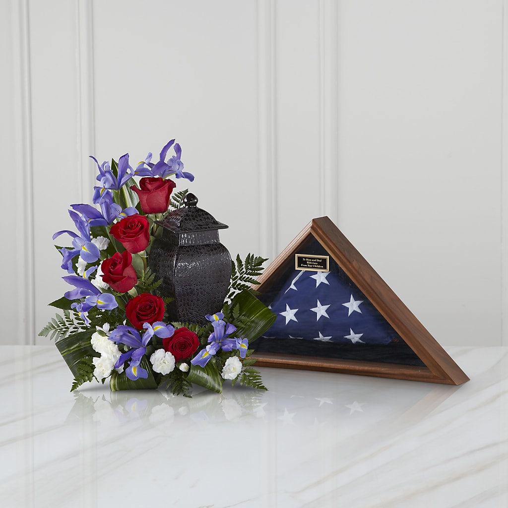 Patriotic Tribute Arrangement – MY LADY'S FLORIST, Westland MI