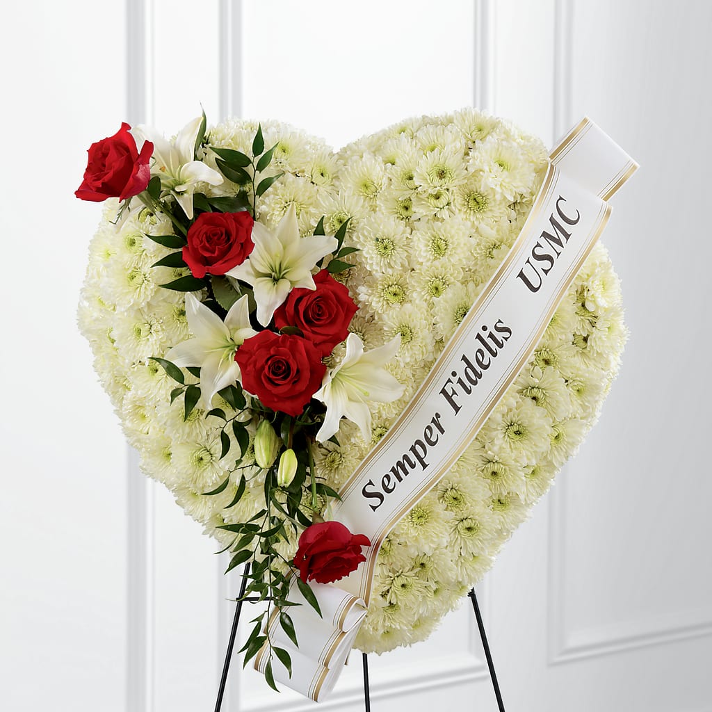 Heartfelt Hero Standing Heart – MY LADY'S FLORIST, Westland MI