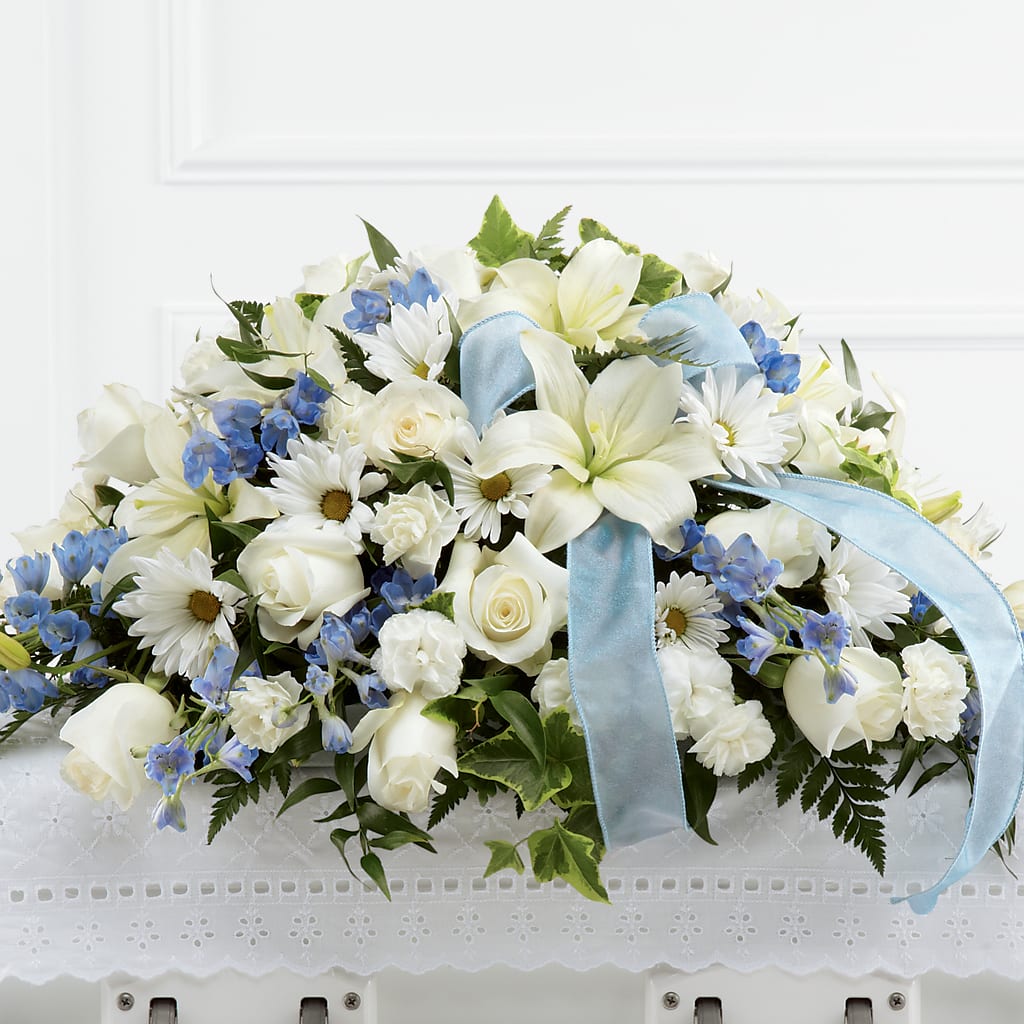 Tender Treasure Casket Spray – MY LADY'S FLORIST, Westland MI