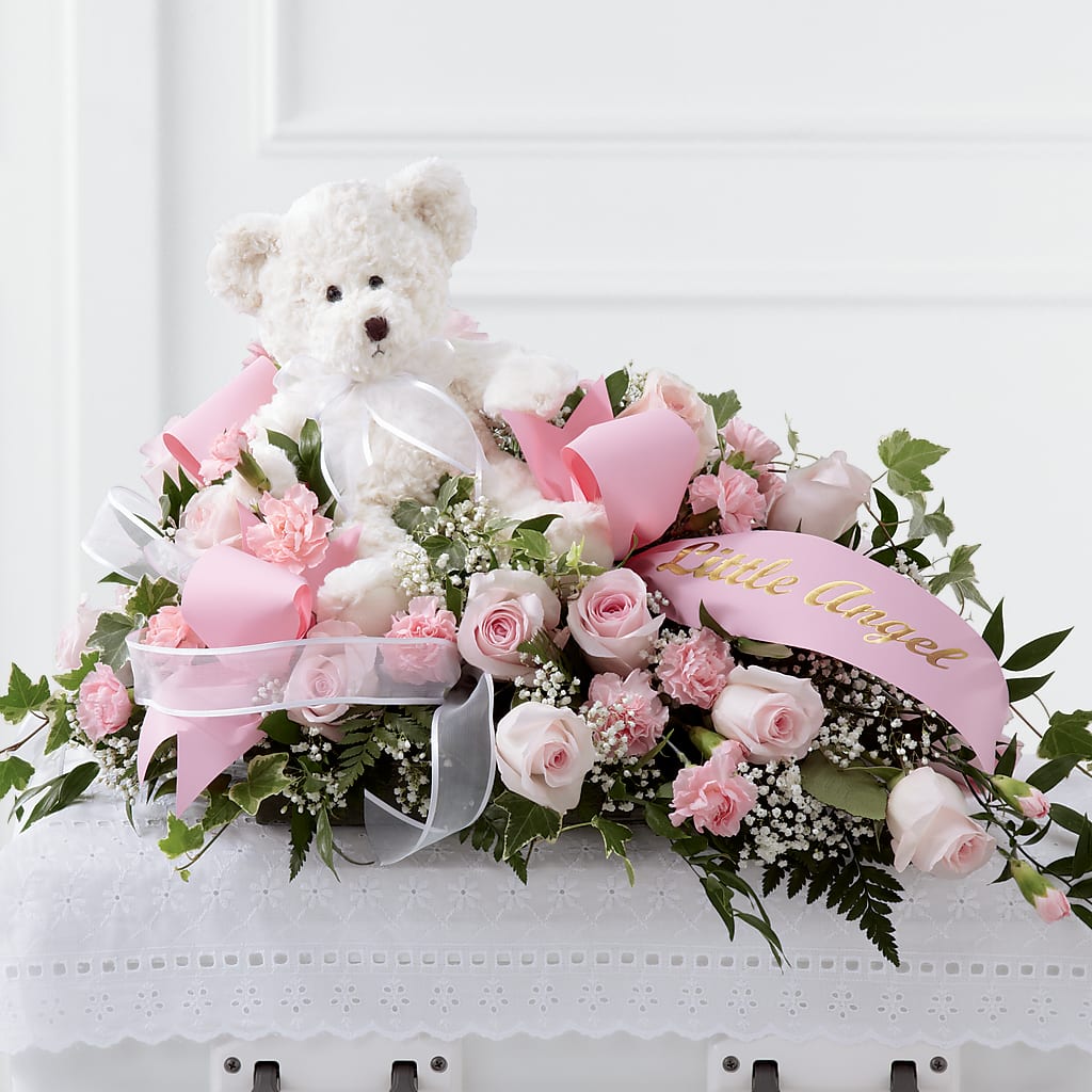 Touch of Sympathy Casket Spray – MY LADY'S FLORIST, Westland MI