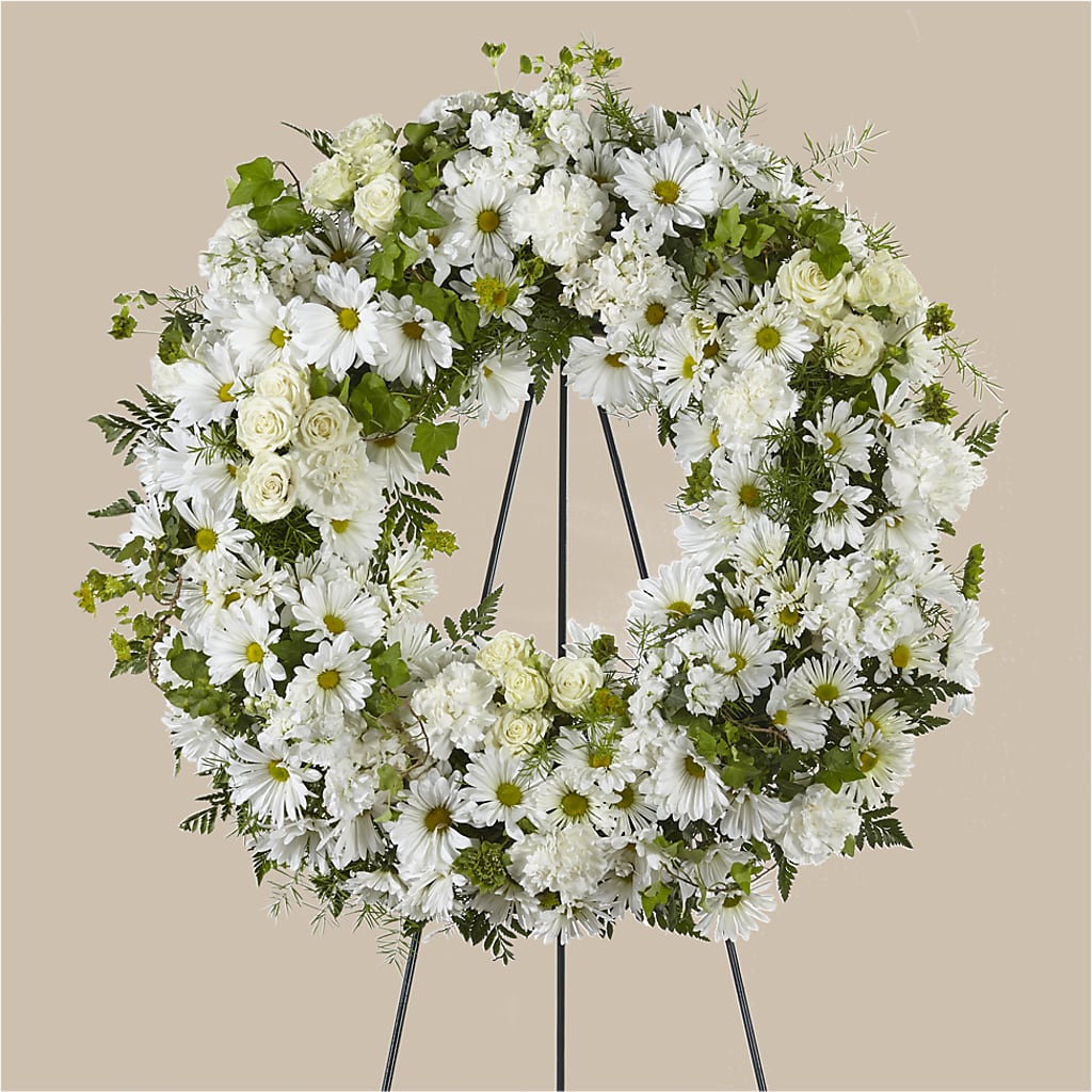 Faithful Wishes Wreath – MY LADY'S FLORIST, Westland MI