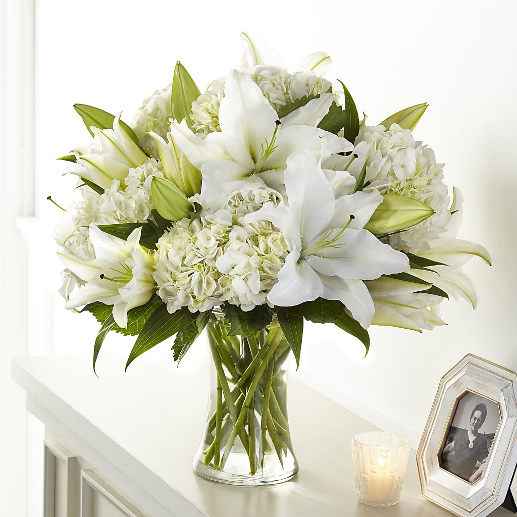Compassionate Lily Bouquet – MY LADY'S FLORIST, Westland MI