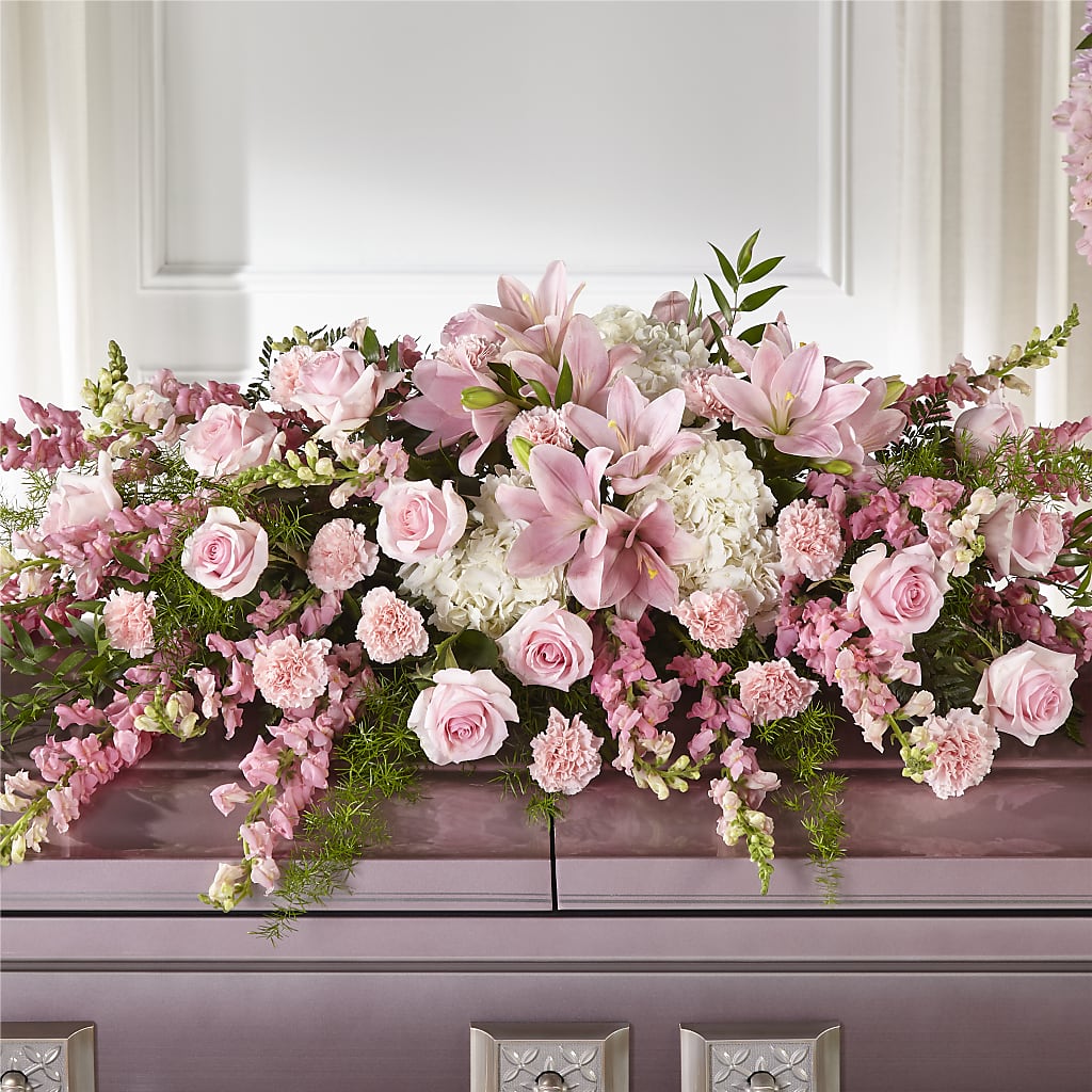 Life & Remembrance Casket Spray – MY LADY'S FLORIST, Westland MI