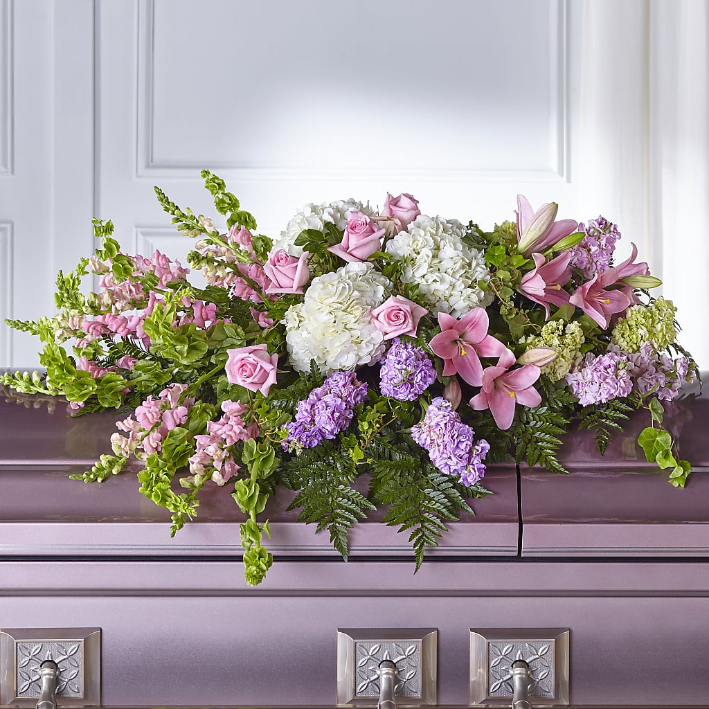 Life's Gratitude Casket Spray – MY LADY'S FLORIST, Westland MI