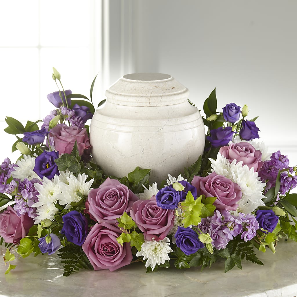 Blooming Sympathy Cremation Adornment – MY LADY'S FLORIST, Westland MI