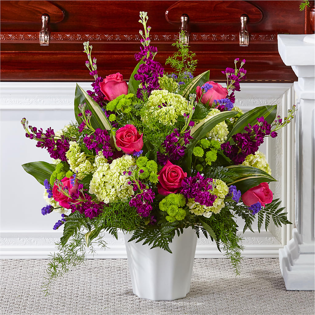 Beautiful Horizons Floor Basket – MY LADY'S FLORIST, Westland MI