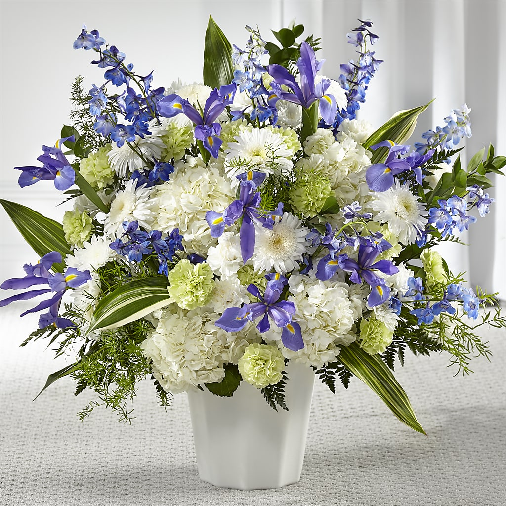 Soft Serenity Floor Basket – MY LADY'S FLORIST, Westland MI