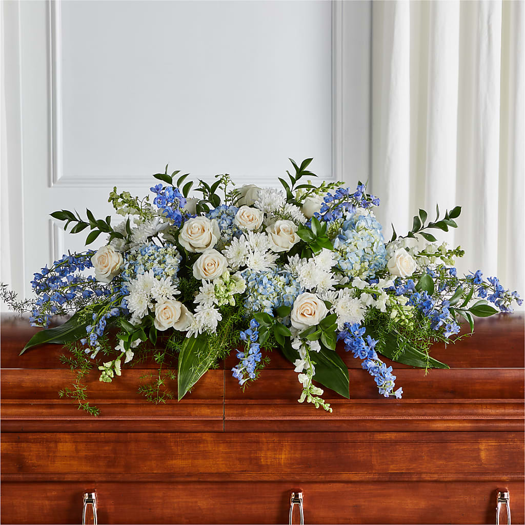 Timeless Essence Casket Spray – MY LADY'S FLORIST, Westland MI