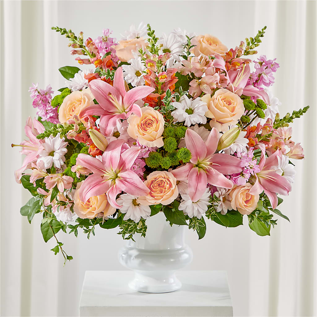 Heartfelt Gesture Urn Arrangement – MY LADY'S FLORIST, Westland MI