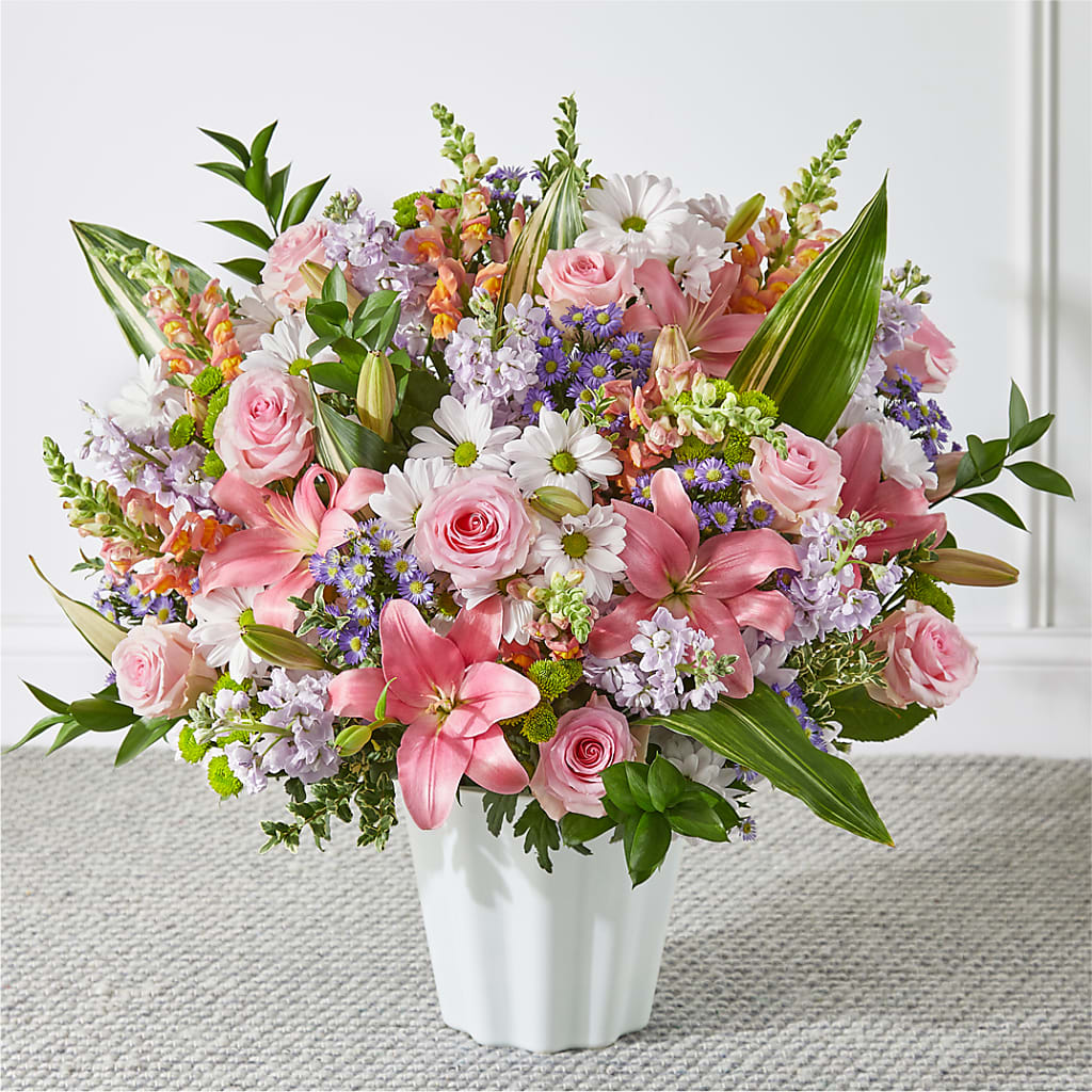 Abundant Compassion Floor Basket – MY LADY'S FLORIST, Westland MI
