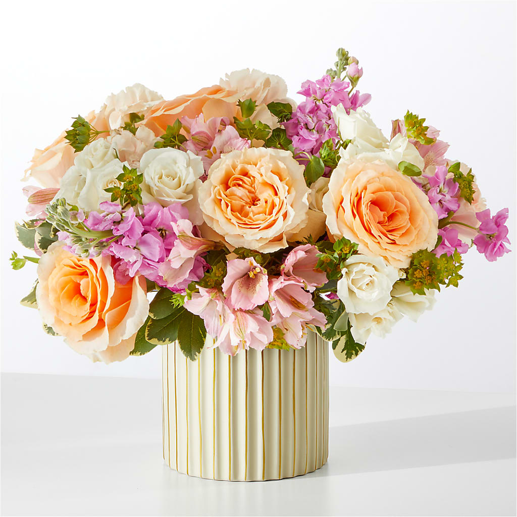 Paradise Bouquet with Ivory Vase – MY LADY'S FLORIST, Westland MI