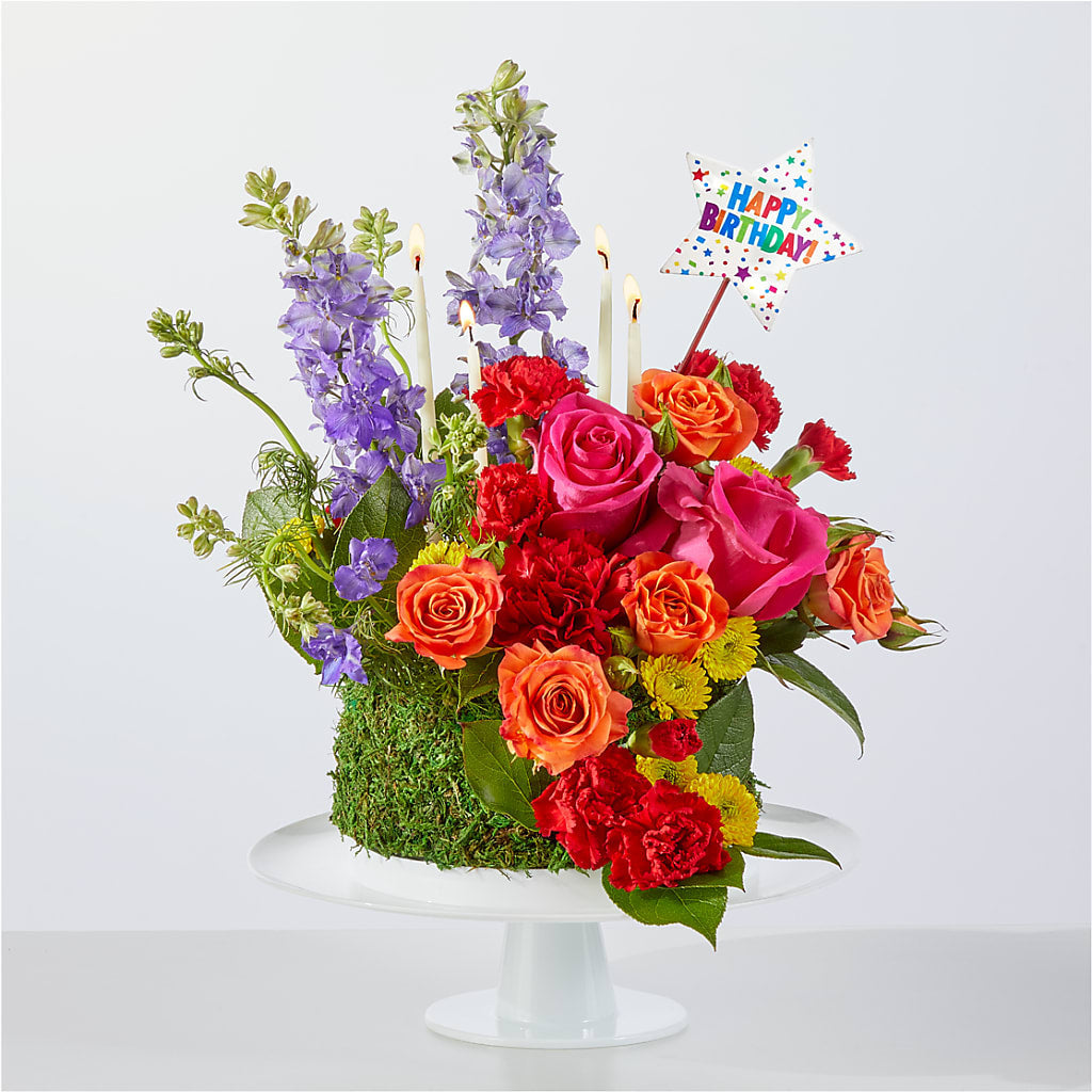 Best Year Yet Floral Cake – MY LADY'S FLORIST, Westland MI