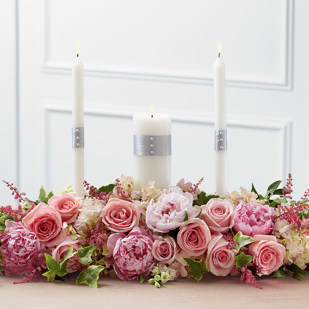 Worldwide Romance Unity Candle Arrangement – MY LADY'S FLORIST, Westland MI