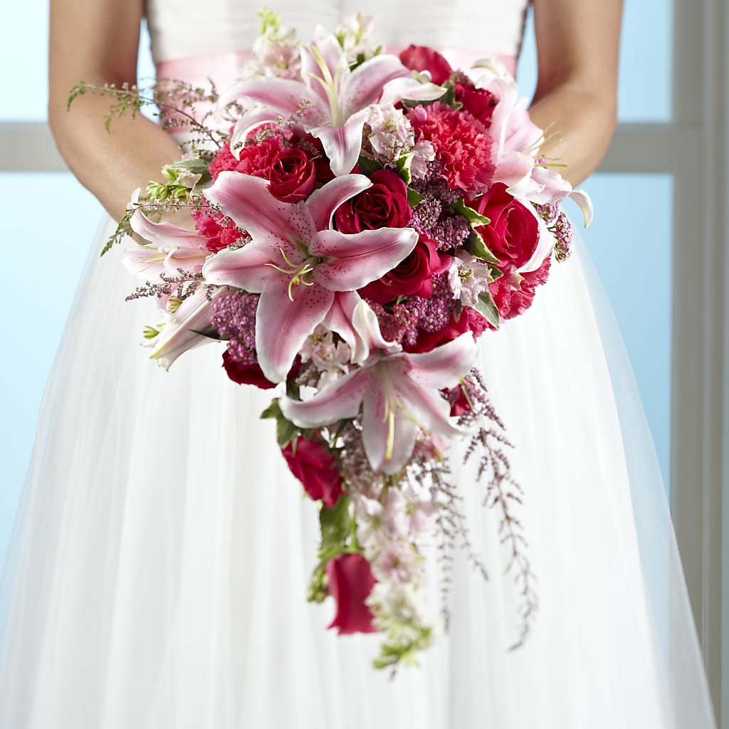 Lily & Rose Bouquet – MY LADY'S FLORIST, Westland MI