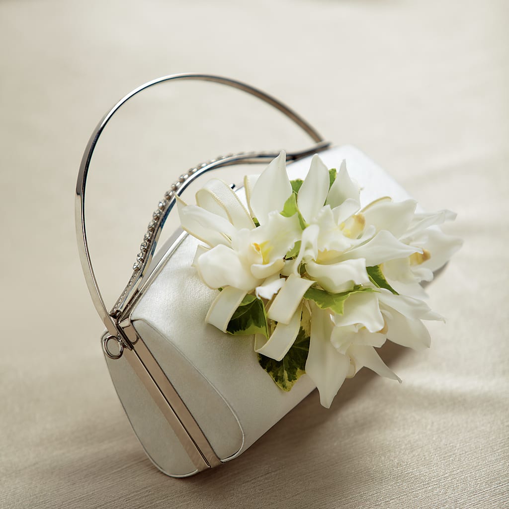 White Purse Decor – MY LADY'S FLORIST, Westland MI