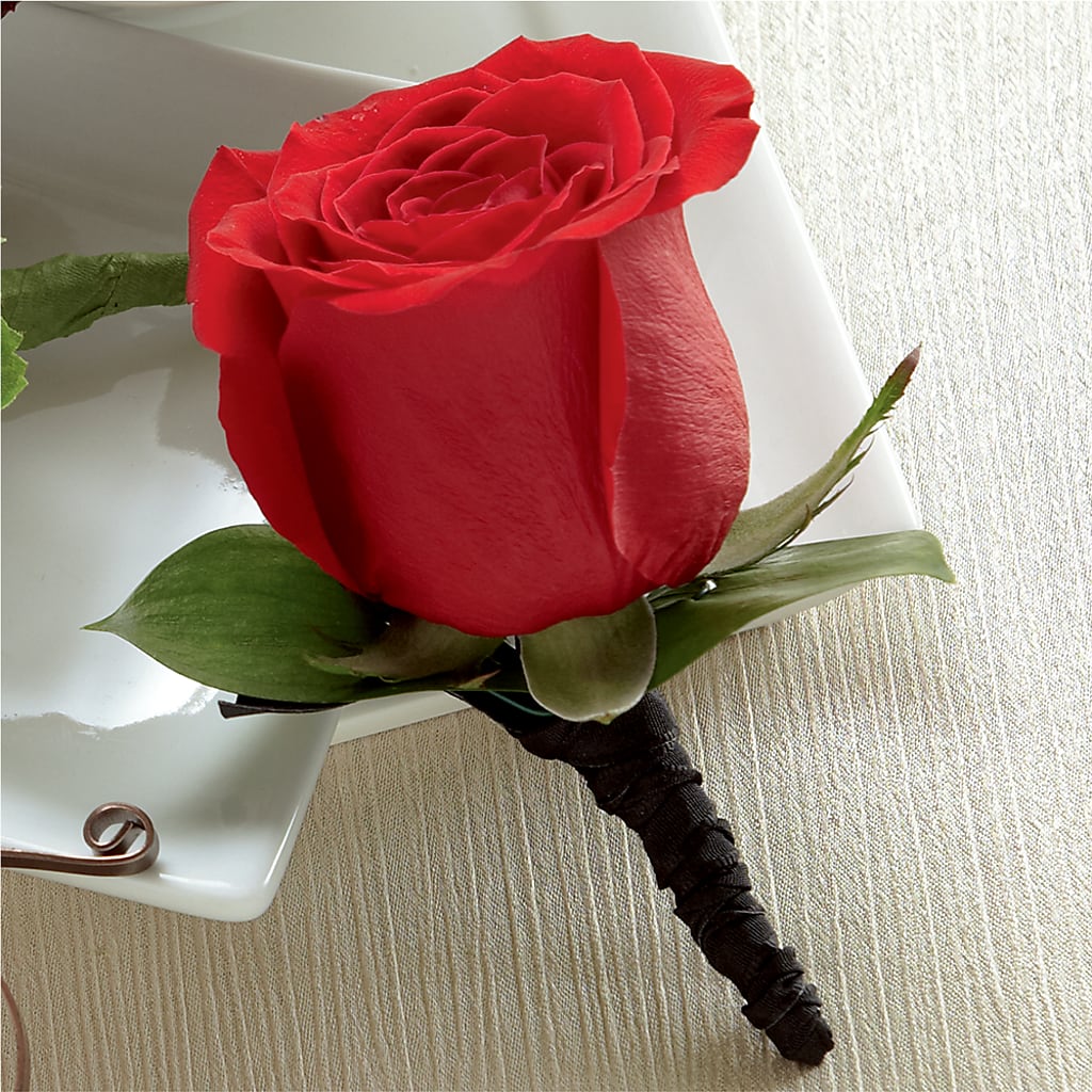 Red Rose Boutonniere – MY LADY'S FLORIST, Westland MI