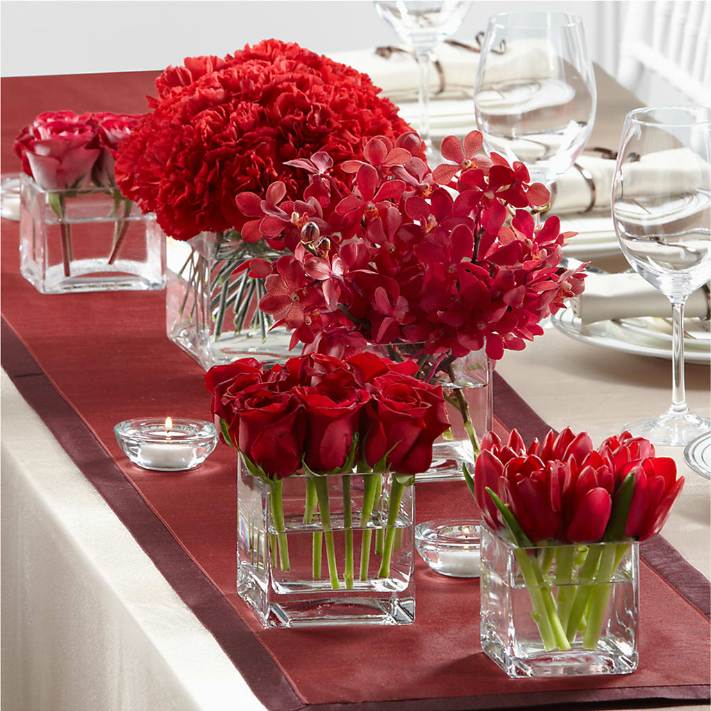 Modern Grace Centerpiece – MY LADY'S FLORIST, Westland MI