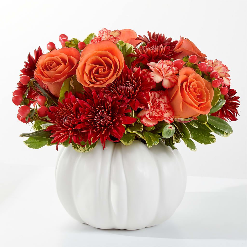Bouquet de citrouilles d'automne