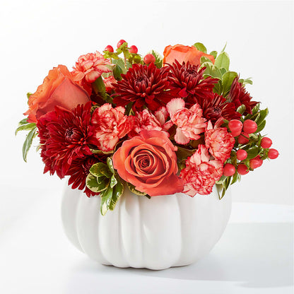 Bouquet de citrouilles d'automne